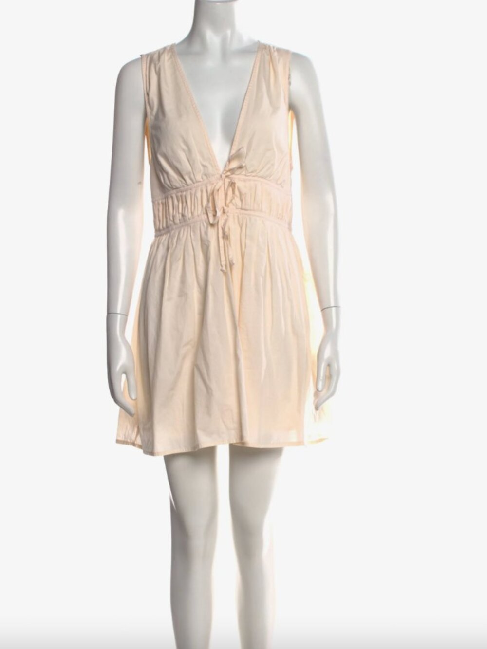 Faithfull The Brand- V-Neck Mini Dress